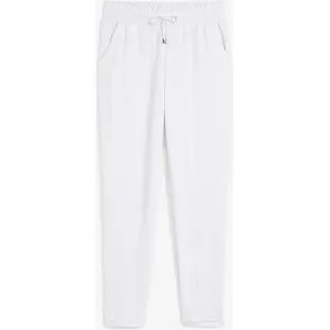 bonprix Schlupfhose aus bequemen Punto di Romaweiß 36Damen