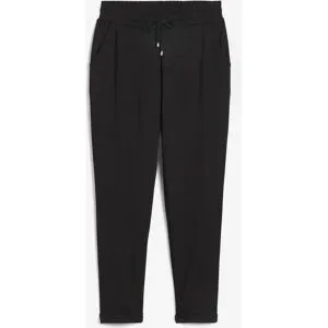 bonprix Schlupfhose aus bequemen Punto di Romaschwarz 44Damen