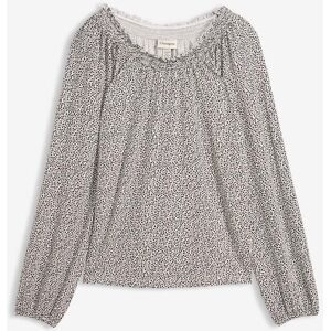bonprix Langarmshirt aus Viskose-Mixweiß 48Damen