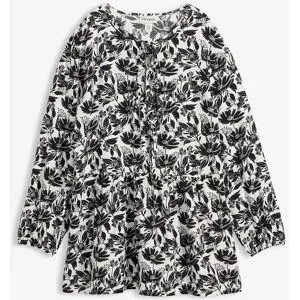bonprix Long-Tunika aus Viskoseweiß 42Damen