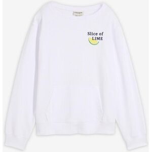 bonprix Sweatshirt aus reiner Baumwolleweiß 44Damen