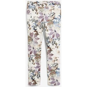 bonprix Stretch-Hose mit Blumen-Printbeige 54Damen