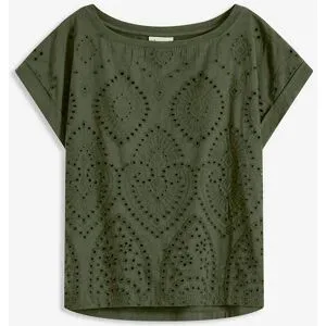 bonprix Shirt mit Lochspitzegrün 40Damen