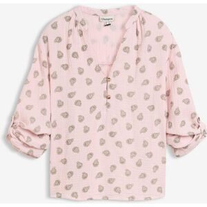 bonprix Oversize-Bluse aus luftigem Musselinrosa 40Damen