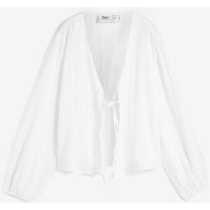 bonprix Musselin-Boleroweiß 52Damen