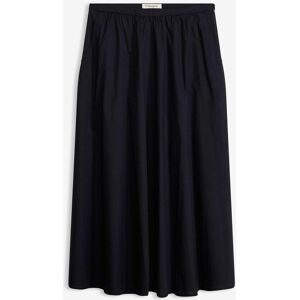 bonprix Midirock aus elastischem Baumwoll-Mixschwarz 48Damen