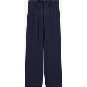bonprix Culotte aus luftigem Leinen-Mixblau 48Damen