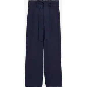 bonprix Culotte aus luftigem Leinen-Mixblau 36Damen