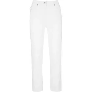 bonprix 7/8-Stretchhose aus Baumwoll-Mix, High Waistweiß 36Damen