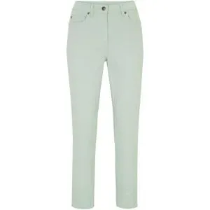 bonprix 7/8-Stretchhose aus Baumwoll-Mixgrün 42Damen