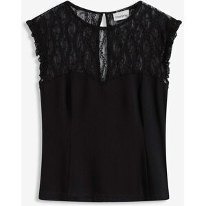 bonprix Shirttop schmale Passform, aus Viskose, Polyester und Elasthan