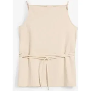 bonprix Top aus Piquébeige 40Damen