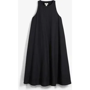 bonprix Ausgestelltes Midikleid aus Viskose-Mixschwarz 38Damen