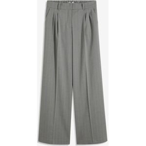 bonprix Nadelstreifen Marlenehose aus softem Viskose-Mixgrau 40Damen