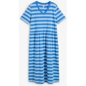 bonprix Jerseykleid aus Bio-Baumwolleblau 48Damen