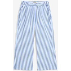 bonprix Palazzo-Hose aus Seersucker, 7/8 Längeblau 46Damen