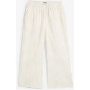 bonprix Palazzo-Hose aus Seersucker, 7/8 Längebeige 46Damen