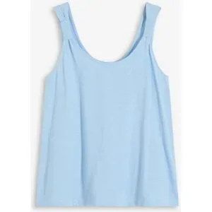 bonprix Tanktop aus reiner Bio-Baumwolleblau 52Damen