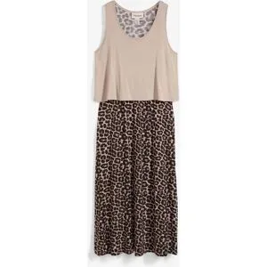 bonprix Shirtkleid aus elastischem Viskose-Mixgrau 48Damen