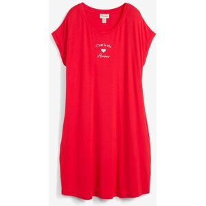 bonprix Jerseykleid lockere Passform, aus Viskose und Elasthan, mit Rundhalsausschnitt