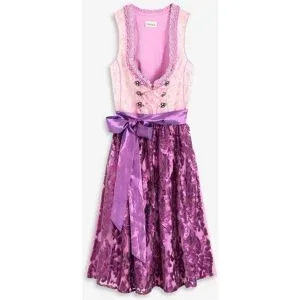 bonprix Dirndl mit Pailletten Schürze (2-tlg.Set)lila 42Damen