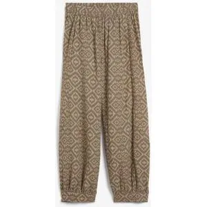 bonprix Ballonhose aus reiner Baumwollegrün 54Damen