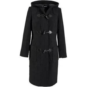 bonprix Dufflecoat in Wolloptikschwarz 38Damen