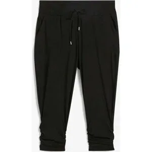 bonprix Jersey-Hose aus Baumwoll-Mixschwarz 56Damen