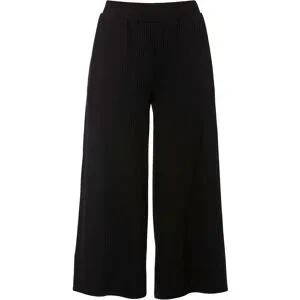 bonprix Jersey-Hose aus Rippe mit Bequembundschwarz 36Damen