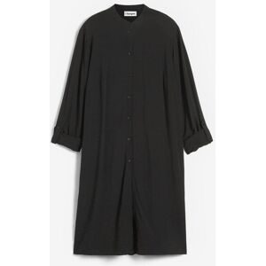 bonprix Longbluse gerade Passform, mit langem Arm, aus Viskose, mit Stehkragen