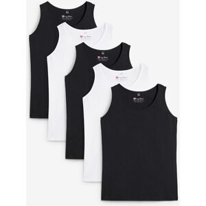 bonprix Longtop Packung, 5 tlg. figurumspielende Passform, po-bedeckend