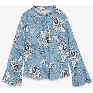 bonprix Shirtbluse aus softem Modal-Mixblau 48Damen
