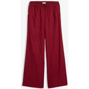 bonprix Palazzo-Hose mit Leinenrot 46Damen
