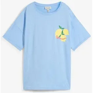 bonprix Oversize-Shirt aus reiner Bio-Baumwolleblau 44Damen