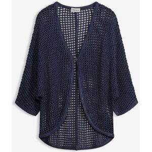 bonprix Ajour-Strickjackeblau 36Damen