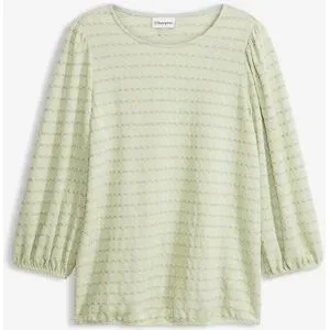 bonprix Shirt-Tunika mit Strukturgrün 36Damen
