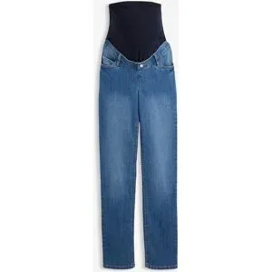 bonprix Umstandsjeans aus Bio-Baumwolle, Straight Legblau 50Damen
