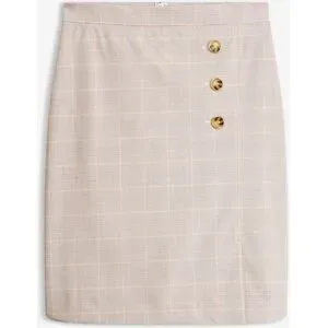 bonprix Glencheck Bleistiftrockgrau 44Damen