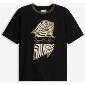 bonprix Shirt aus Bio-Baumwolleschwarz 36Damen