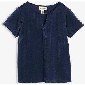 bonprix Tunika aus feinem Satinblau 44Damen