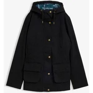 bonprix wasserabweisende Jacke mit Karo-Futterschwarz 40Damen