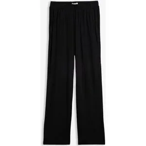 bonprix Jersey-Hose aus fließender Viskoseschwarz 48Damen
