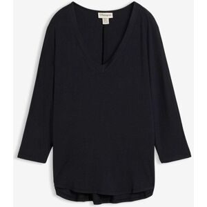 bonprix Shirt aus fließendem Viskose-Mixschwarz 40Damen