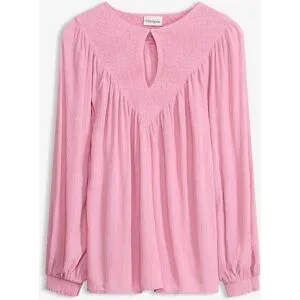 bonprix Tunika mit Stickereirosa 54Damen