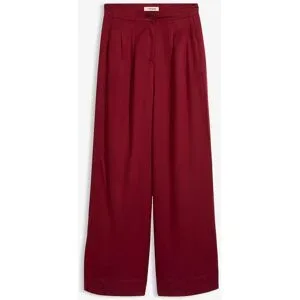 bonprix Bundfaltenhose aus fließendem Lyocellrot 40Damen