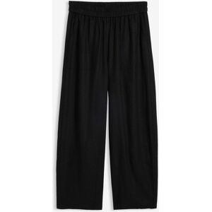 bonprix Barrel-Hose aus leichtem Leinen-Mixschwarz 46Damen