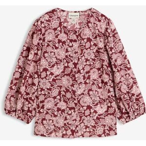 bonprix Bluse mit Puffärmelnrot 46Damen