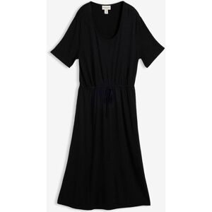 bonprix Jerseykleid aus fließendem Viskose-Mixschwarz 40Damen
