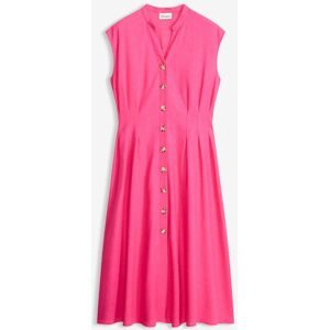 bonprix Midikleid aus leichtem Leinen-Mixpink 44Damen