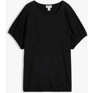 bonprix T-Shirt aus Bio-Baumwolleschwarz 48Damen